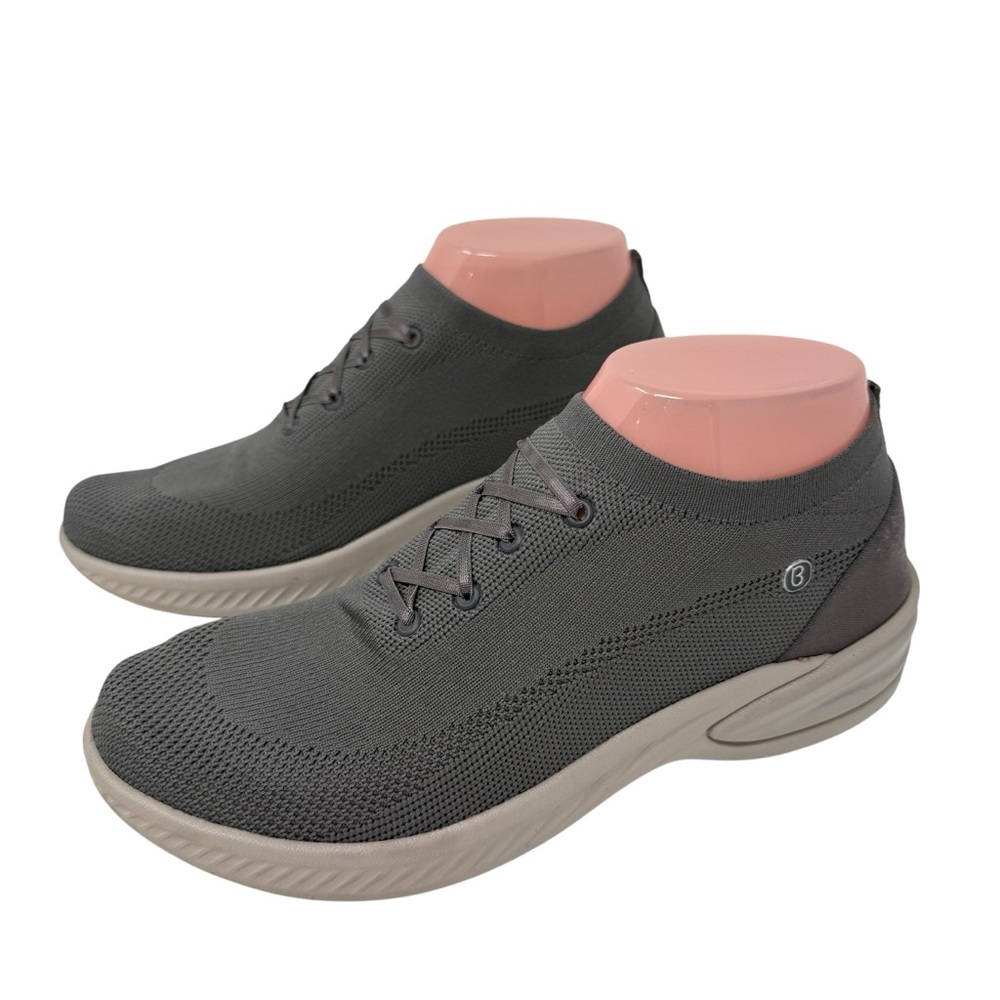 Bzees Nuance Women’s Size 7 Slip On Shoes with Cloud Tech Gray comfort stretch